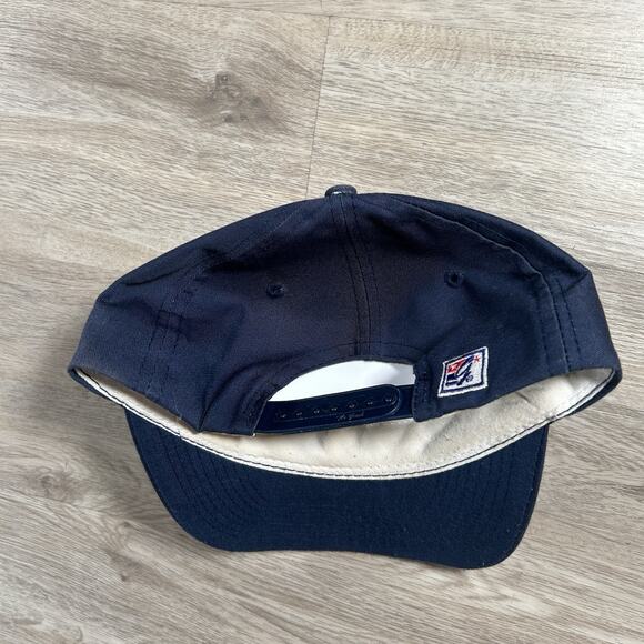 VTG 1996 Atlanta Olympics Snapback Hat The Game USA Olympic Blue Logo Cap - Picture 8 of 10